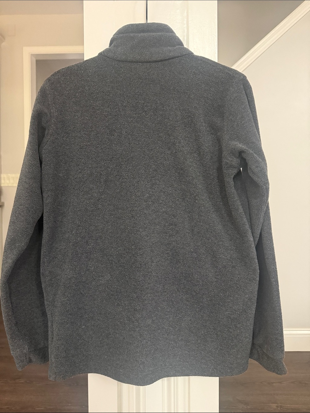 Columbia Girls Youth Charcoal Gray Full-Zip Teddy Fleece Jacket L (14/16) - Picture 7 of 7